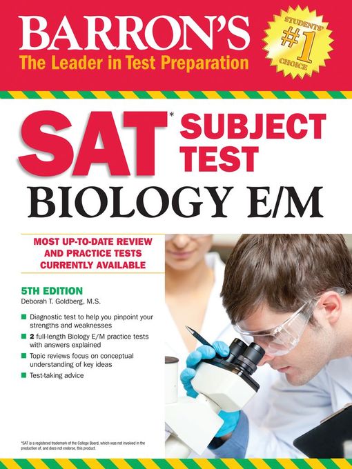 Cover image for SAT Subject Test: Biology E/M